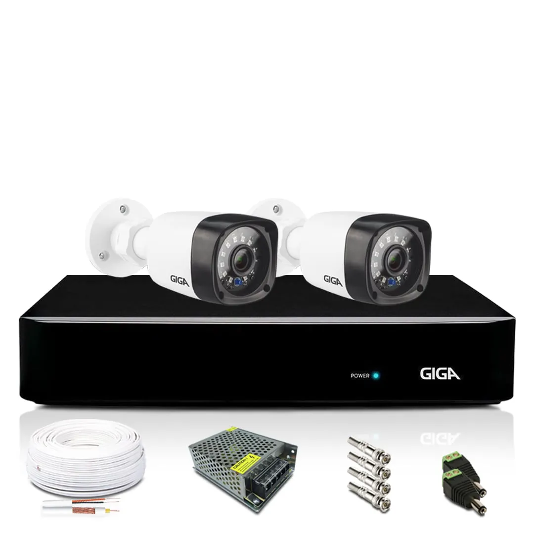 Kit 2 Câmeras HD + Instalação